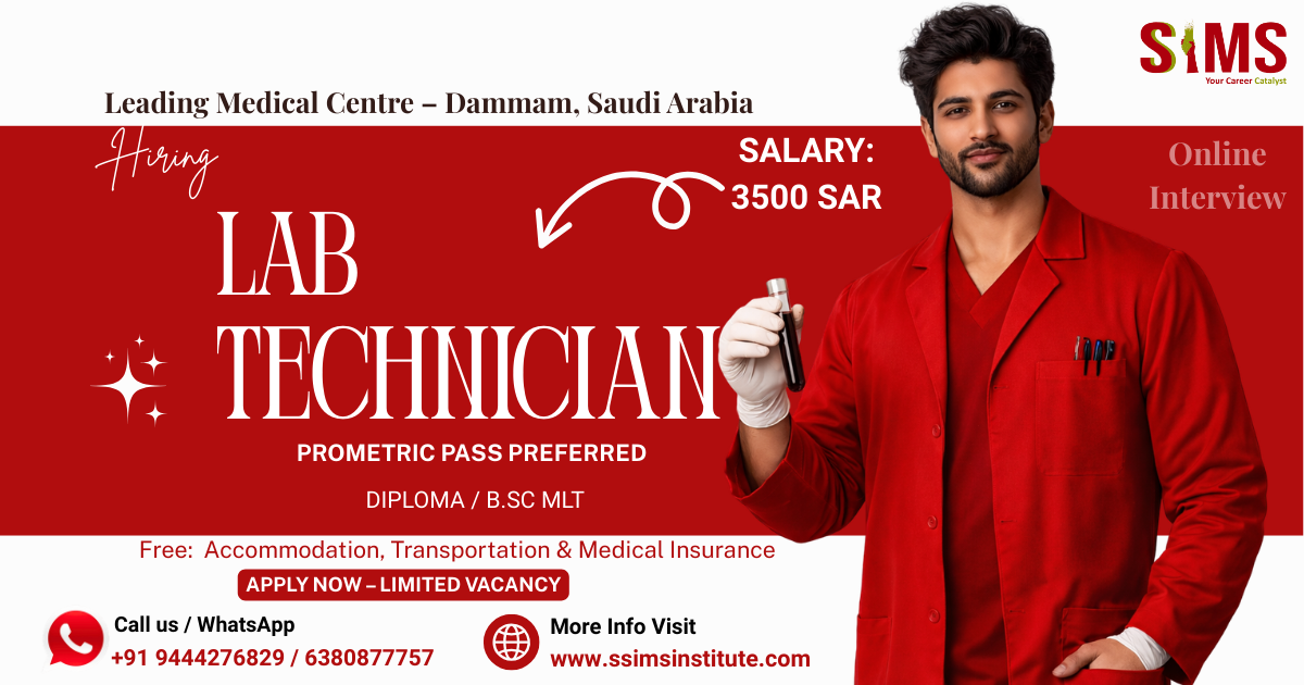 Lab Technician — job poster